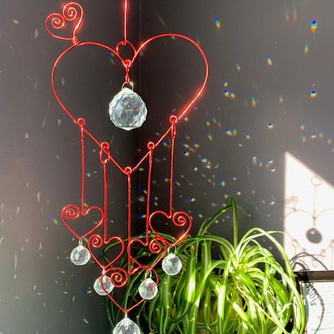 Seven of Hearts Chandelier